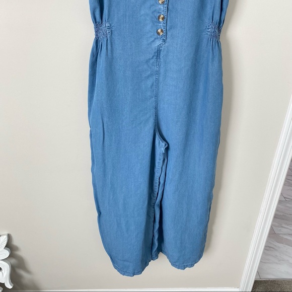 Thread & Supply Lyocell Button Down Romper - Picture 6 of 8